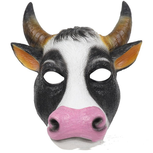 Máscara de Vaca de Látex para Mascarada de Pascua - Image 9