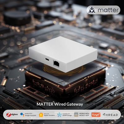 Puerta de Enlace Inteligente Zigbee Matter con Cable para Hogar Conectado