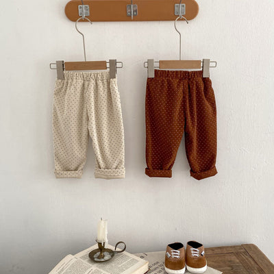 Pantalones de Pana Estampados Sueltos y Cómodos - Image 14