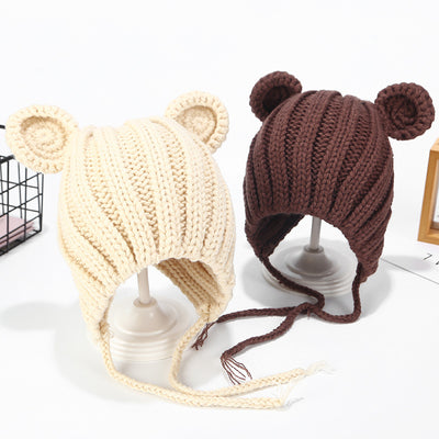 Gorro de Lana Tejido con Protección Auditiva para Bebé - Image 11