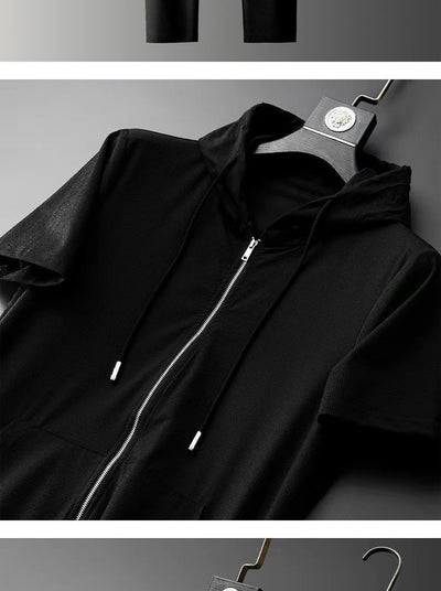 Conjunto de Dos Piezas: Camisa y Pantalón Corto Ligero para Hombre - Image 10
