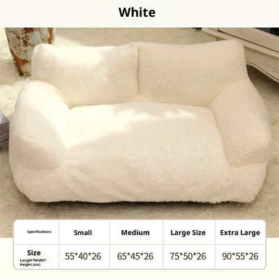 Sofá Cama Felpa Extragrande para Mascotas y Conejos - Image 7