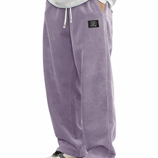 Pantalones de Pana Relajados para Hombre