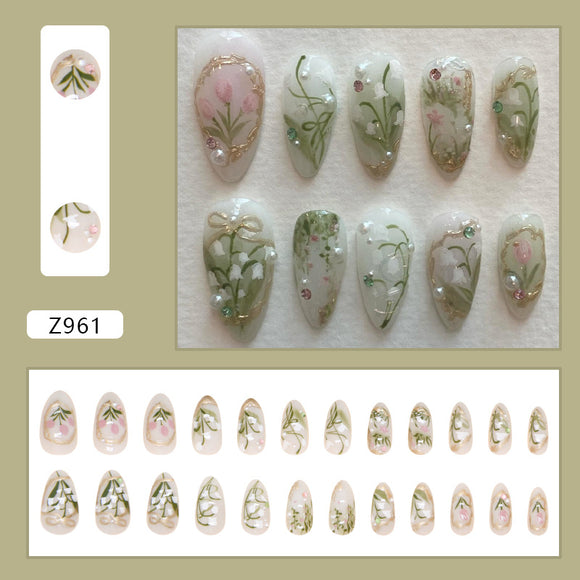 Pegatinas de Uñas Removibles - Set de 24 Diseños