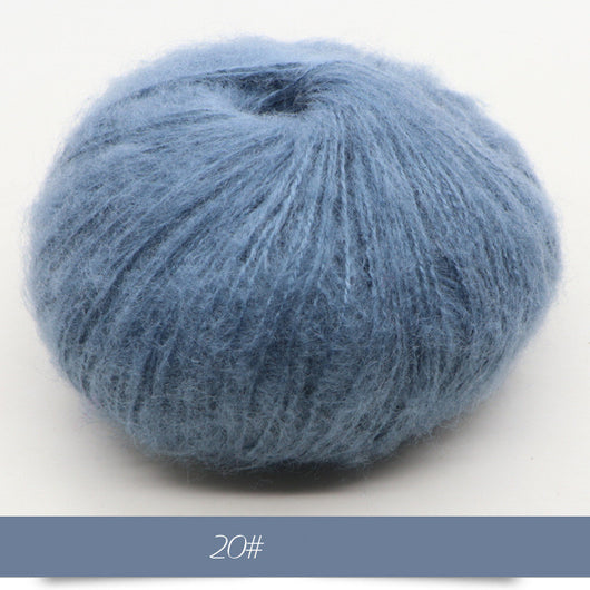 Suéter y chal de mohair para bebé con detalle de tejido - Image 62