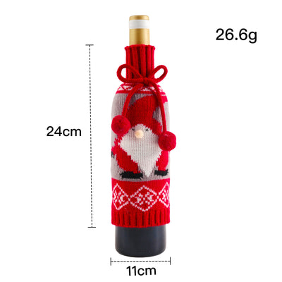 Conjunto Decorativo Navideño Tejido con Muñeco de Nieve y Reno - Image 4