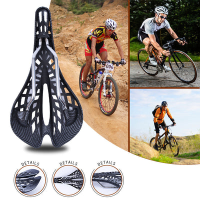 Sillín de Carbono Hueco para Bicicleta de Montaña y Ruta - Asiento Deportivo Ligero - Image 4