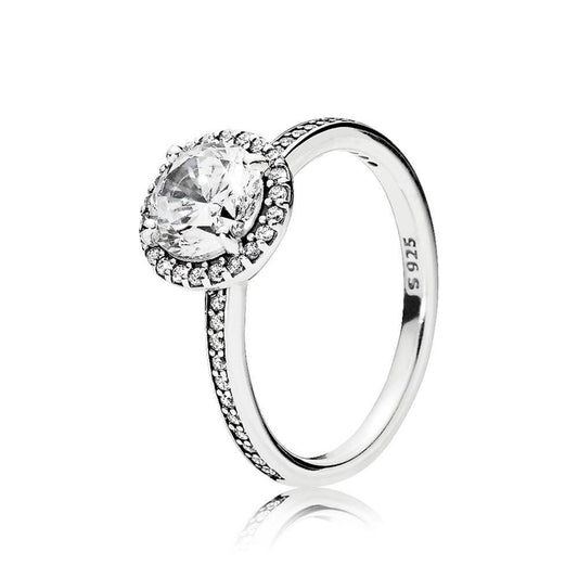 Anillo de Plata 925 con Circón para Mujer