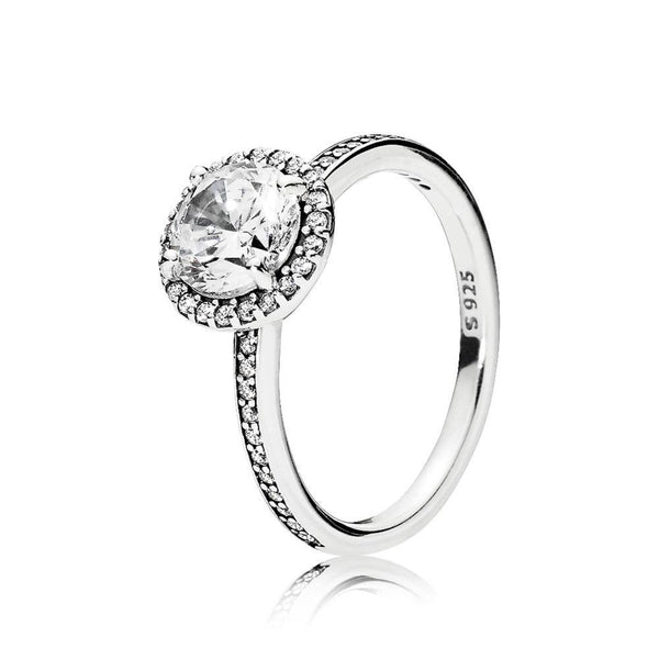 Anillo de Plata 925 con Circón para Mujer