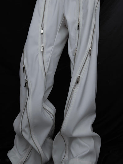 Pantalones Casuales Holgados con Drapeado para Hombre - Image 10