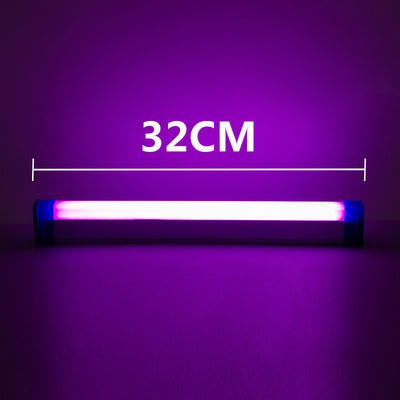 Lámpara LED Recargable Tubo Luz de Relleno Azul Púrpura para Dormitorio - Image 3