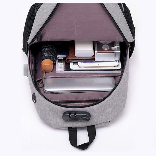 Mochila de Viaje Ejecutiva con Doble Compartimento para Laptop - Image 4