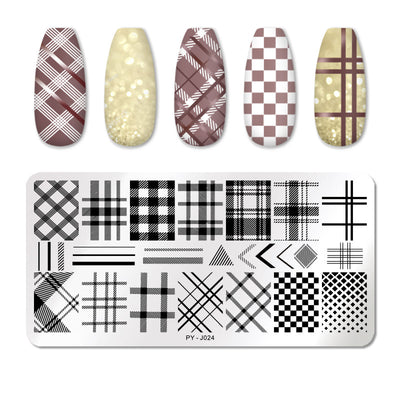 Placa de Estampado para Manicura en Acero Inoxidable - Image 13