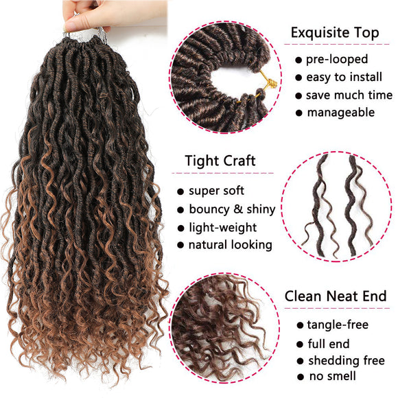 Extensiones de Cabello Trenzado Sucio - Fibra Sintética Premium