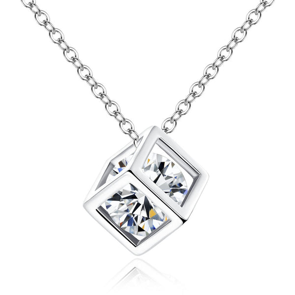Colgante de Diamante Cuadrado