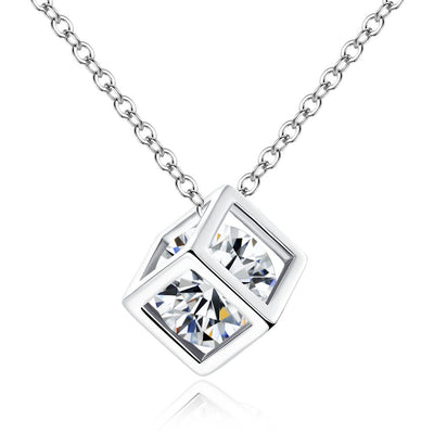 Colgante de Diamante Cuadrado