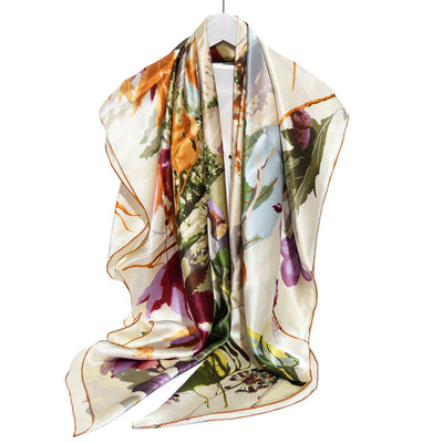 Pañuelo de Seda Grande 135cm - Elegancia y Versatilidad - Image 13
