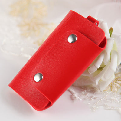 Estuche para llaves de cuero con botones de color - Image 15