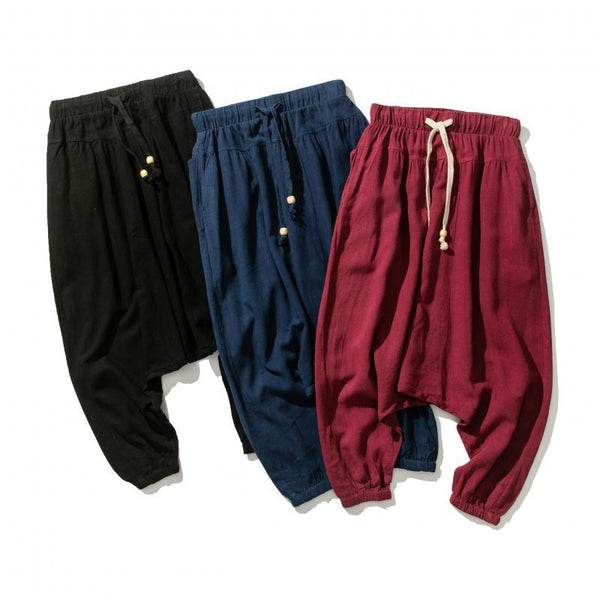 Pantalones Casuales Retro Oversize para Hombre Talla Grande
