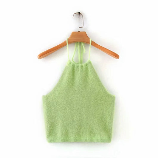 Blusa Halter Cuello Cruzado Versátil para Mujer - Image 9