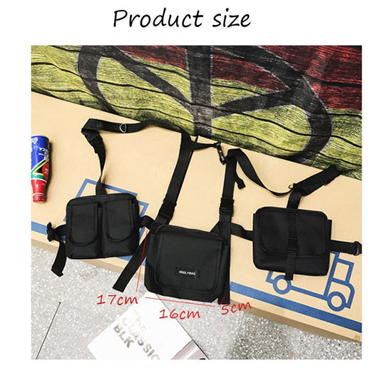 Bolsa Táctica Crossbody Funcional para Hombre - Estilo Urbano y Deportivo - Image 3