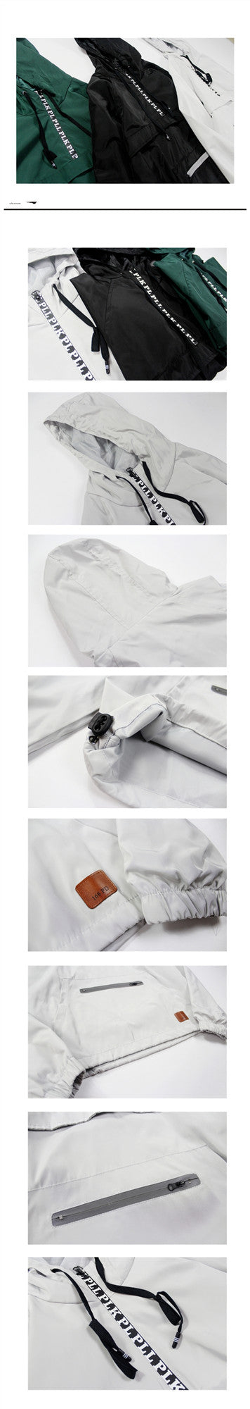 Chaqueta Cortavientos Ligera con Capucha - Image 10
