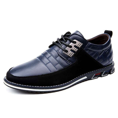 Zapatos de Cuero Casual Estilo Británico para Hombre - Talla Grande - Image 4