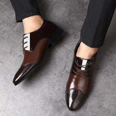 Zapatos Formales de Cuero con Cordones - Estilo Británico Elegante - Image 6