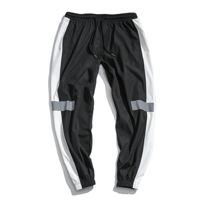 Pantalones Hip-hop Reflectantes Sueltos Retro para Hombre - Estilo Urbano Versátil - Image 3