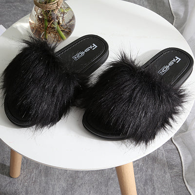 Pantuflas Peludas de Moda para Mujer - Cómodas y Elegantes para Uso Interior y Exterior - Image 9