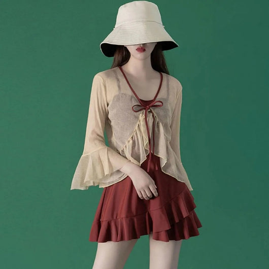 Traje de Baño Enterizo Elegante para Viajes - Estilo Deseo Puro - Image 7
