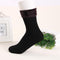 Thickened Fleece-Lined Floor Socks, Warm Nylon Socks, Black and Purple