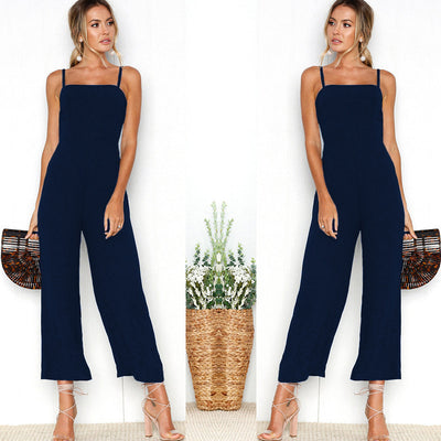 Jumpsuit Ajustado con Tirantes y Cierre Frontal para Mujer - Image 2