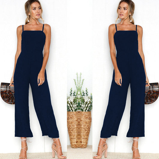 Jumpsuit Ajustado con Tirantes y Cierre Frontal para Mujer - Image 2