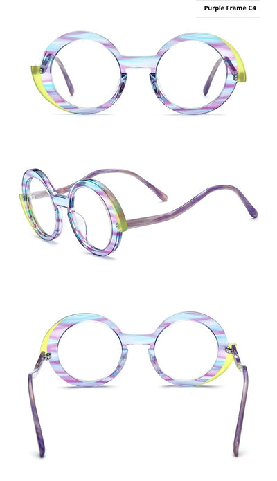 Marcos para Gafas Redondos Multicolor en Materiales Mixtos Unisex - Image 16