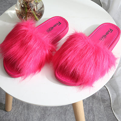 Pantuflas Peludas de Moda para Mujer - Cómodas y Elegantes para Uso Interior y Exterior - Image 11