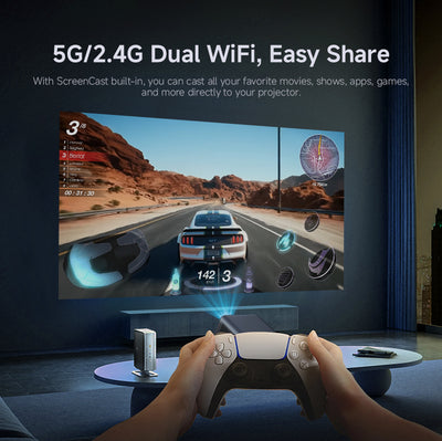 Proyector Whale OS 1080P Full HD con 320 Lúmenes, Android 13 y Autorización Netflix - Image 20