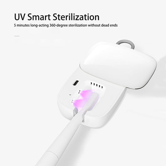 Cepillo de Dientes Eléctrico Doble Cabezal con Desinfectador UV Inteligente - Image 3