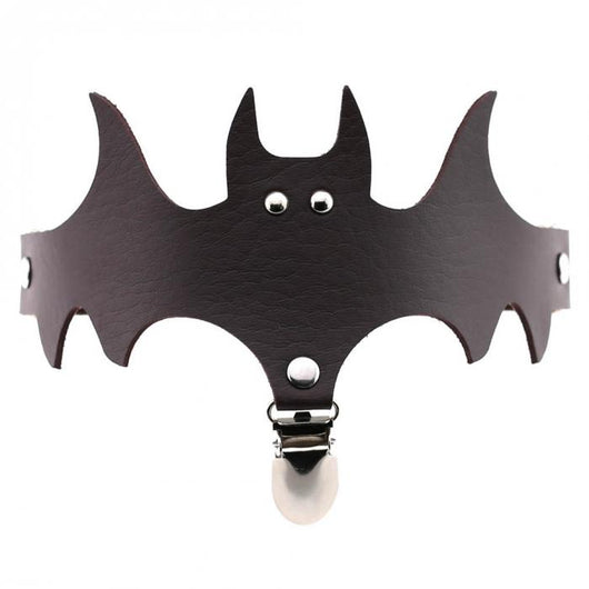 Calcetines de Muslo con Alas de Murciélago y Anillo de Cuero para Halloween - Image 9