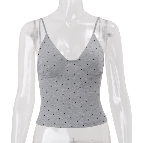 Blusa Camiseta Lunares Ajustada y Elegante para Mujer - Image 6