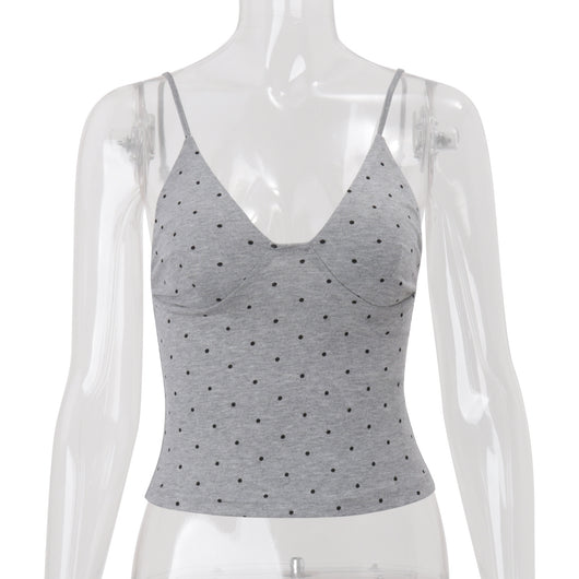 Blusa Camiseta Lunares Ajustada y Elegante para Mujer - Image 6