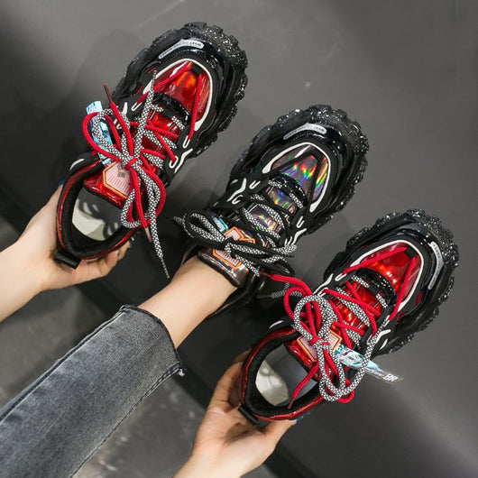 Zapatos Casuales de Cuero Patente para Mujer - Estilo Urbano Moderno - Image 11