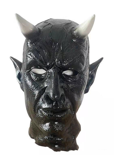 Máscara de Demonio con Cuernos Halloween - Látex Premium - Image 10