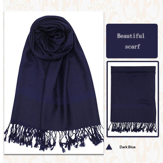 Elegante Chal Ligero de Lujo - Envolvente de Imitación Cashmere para Mujer - Image 52