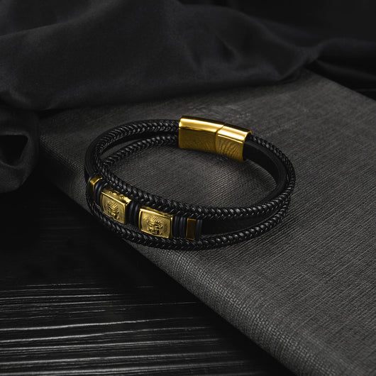 Pulsera de Cuero Vintage para Hombre - Joyería de Importación - Image 6