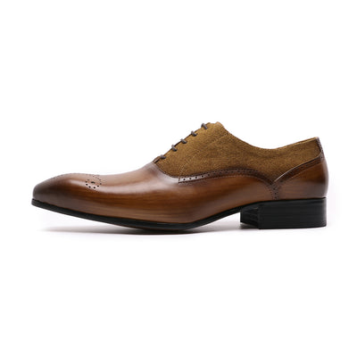 Zapatos de Vestir Tallados Estilo Brogue para Hombre - Elegancia Formal y Casual - Image 8