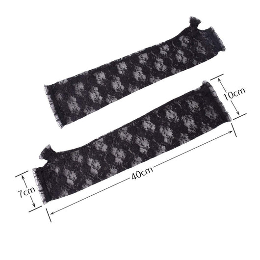 Guantes de Encaje Largos Protección Solar para Conducir - Image 8