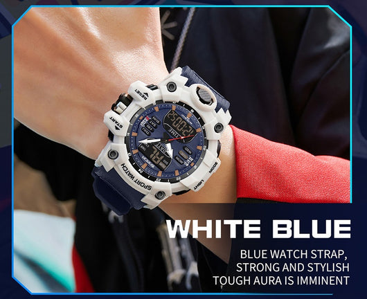 Reloj Inteligente Hombre Estilo Coreano Resistente al Agua y Golpes con Pantalla Transparente - Image 31