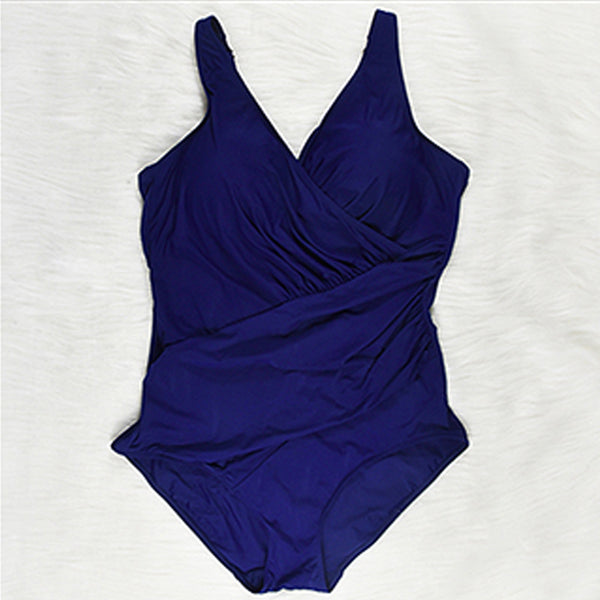 Traje de Baño Enterizo Cintura Alta Talla Grande