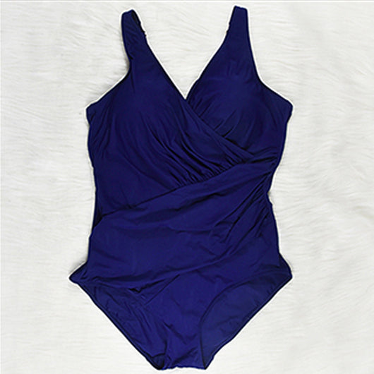 Traje de Baño Enterizo Cintura Alta Talla Grande - Image 2